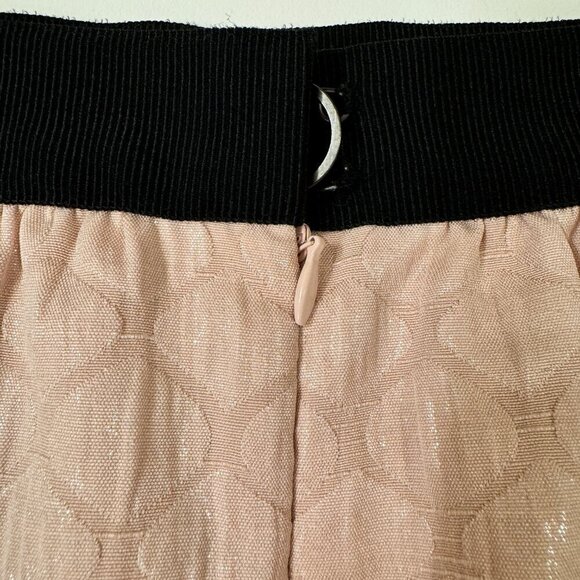 Loft Petites - Shimmer Metallic Mini Skirt in Pink and Black - Picture 5 of 10
